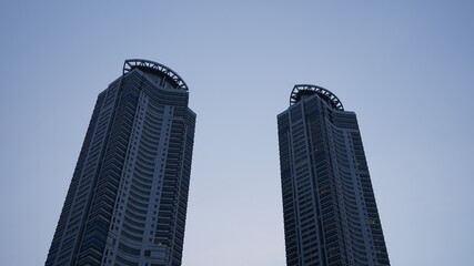 Naklejka premium 高層ビルからの風景
