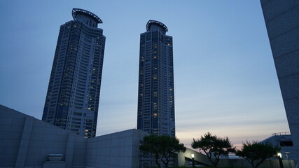 Obraz premium 高層ビルからの風景