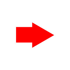 Graphic flat arrow icon for your design, flat design icon