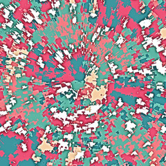 Seamless abstract pattern with abstract shapes.