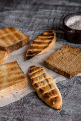 homemade bread with seeds ready to eat