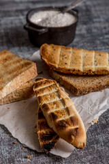homemade bread with seeds ready to eat
