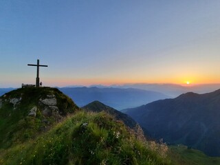 Gipfel Gamskr&auml;gen in Niedernsill