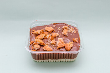 chocolate candy with cornstarch biscuit, very popular in Rio de Janeiro.