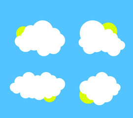Obraz premium Cloud vector icon. Cloud-computing, cloud-server, database vector sign