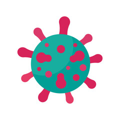 Vector covid-19 virus that mutates in various ways. Concept of prevention of the spread of pathogens