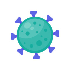Vector covid-19 virus that mutates in various ways. Concept of prevention of the spread of pathogens