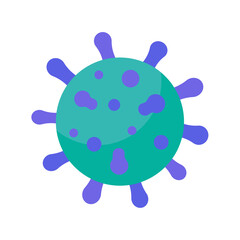 Vector covid-19 virus that mutates in various ways. Concept of prevention of the spread of pathogens