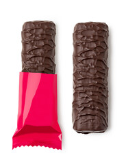 Closeup of chocolate bar