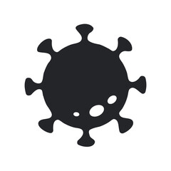 Vector covid-19 virus that mutates in various ways. Concept of prevention of the spread of pathogens