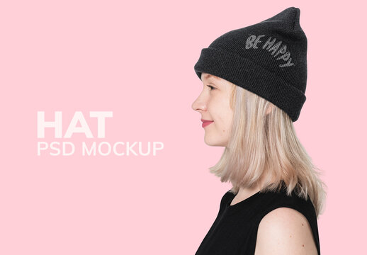 Download 506 Best Beanie Mockup Images Stock Photos Vectors Adobe Stock