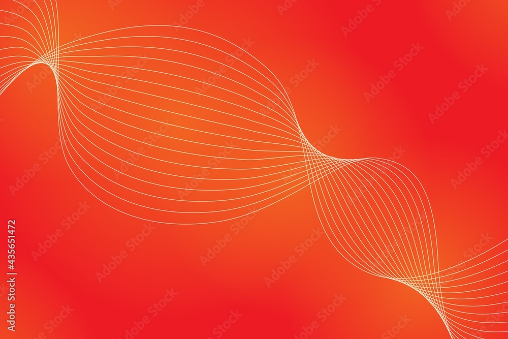 Poster abstract background with curved wavy lines. vector illustration for design