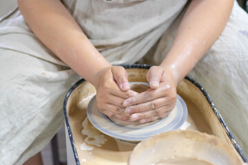 workshop for working with clay