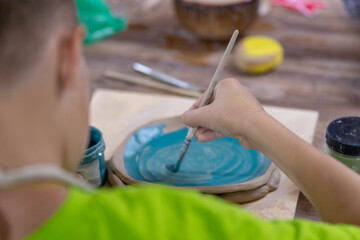 workshop for working with clay