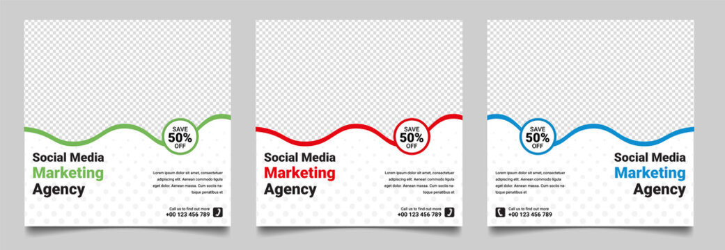 Business promotion and corporate social media banner template