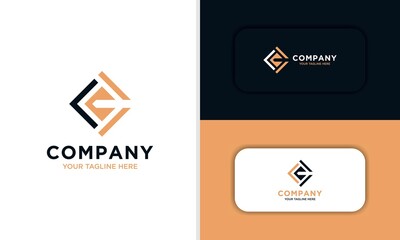 C Letter Logo Monogram Vector Design. Creative C Letter Icon with Lineart. blank for business card. For your business. Vector sign.