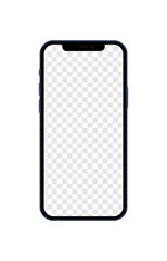Mockup, template. Smartphone with blank screens for your design