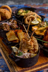 seafood minced potatoes ready to eat