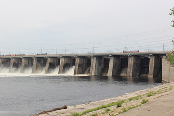 Neighborhood of the Zhigulva hydroelectric power station 