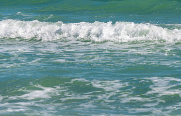 waves on the beach