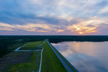 Sunset at Big Creek Lake 
