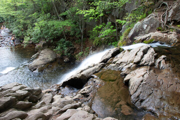 Hawk Falls Waterfall in the Poconos PA