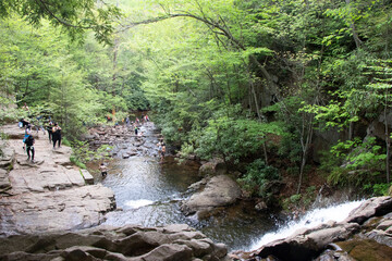 Hawk Falls Waterfall in the Poconos PA