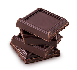 Black chocolate bar