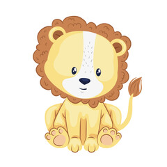 cute lion animal
