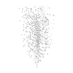 Obraz premium Underwater Fizzy sparkles in water, lake, river, aquarium, and ocean. Realistic effervescent champagne drink, soda effect, oxygen.