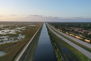 Fototapeta premium Greenway Everglades, Broward County, South Florida