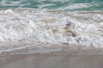 waves on the beach