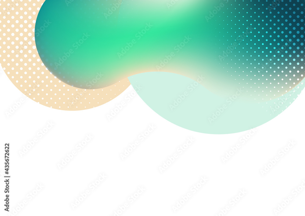 Poster abstract fluid and modern elements. dynamic color shapes and lines. liquid blurred colorful gradient