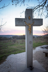 Nice cross in the sunset