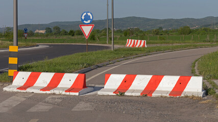 Concrete Barrier Roundabout