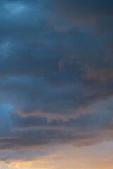 clouds at sunset