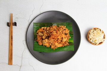 Thai Food Phuket Food Small oyster omelet with taro O-Tao
