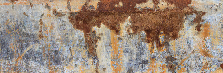 texture of rust on old grunge metal surface background