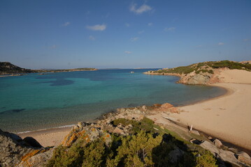 Fototapeta premium Sardegna, La Maddalena, spiaggia Monte da Rena