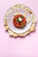 Tomato Carpaccio Salad with Mozzarella and Basil