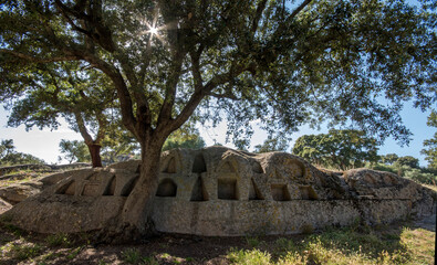 Altare rupestre, Santo Stefano, Oschiri, Sardegna