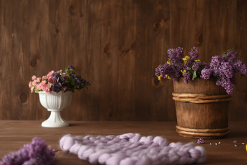 Fototapeta na wymiar lavender flowers in a vase