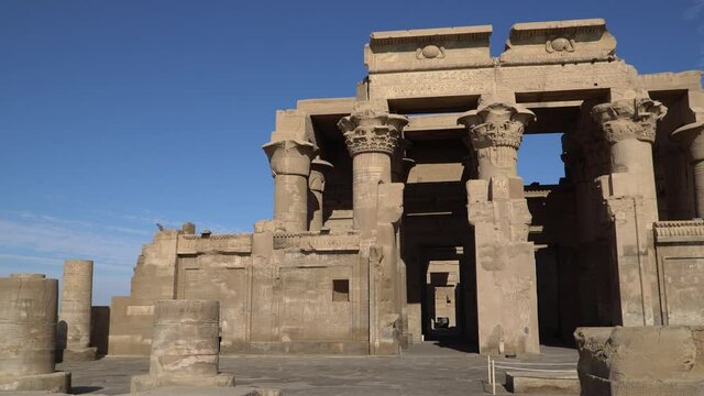 Temple of Kom Ombo. Kom Ombo is an agricultural town in Egypt famous for the Temple of Kom Ombo. It was originally an Egyptian city called Nubt, meaning City of Gold. Egypt