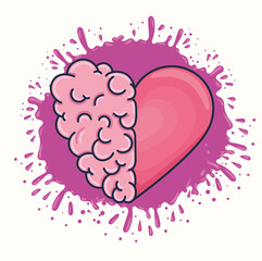 brain and heart design