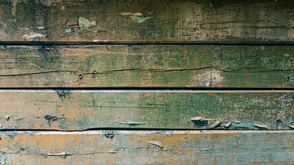 Wooden background, texture of wooden planks arranged in lines