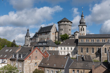 Aussicht auf die Burg der Kupferstadt Stolberg