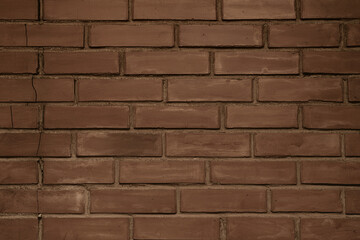 Orange Brick wall background texture