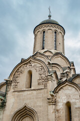 Fototapeta premium On the high bank of the Yauza River in the 14th century, a monastery was founded, named after its first abbot Andronikov. The great icon painter Andrey Rublev lived and died here. 