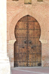 old wooden door