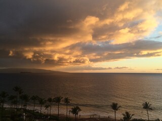 Cloudy Hawaiin Sunset